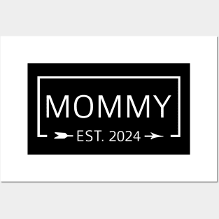 Mom Est. 2024 Expect Baby 2024, Mother 2024 New Mom 2024 Posters and Art